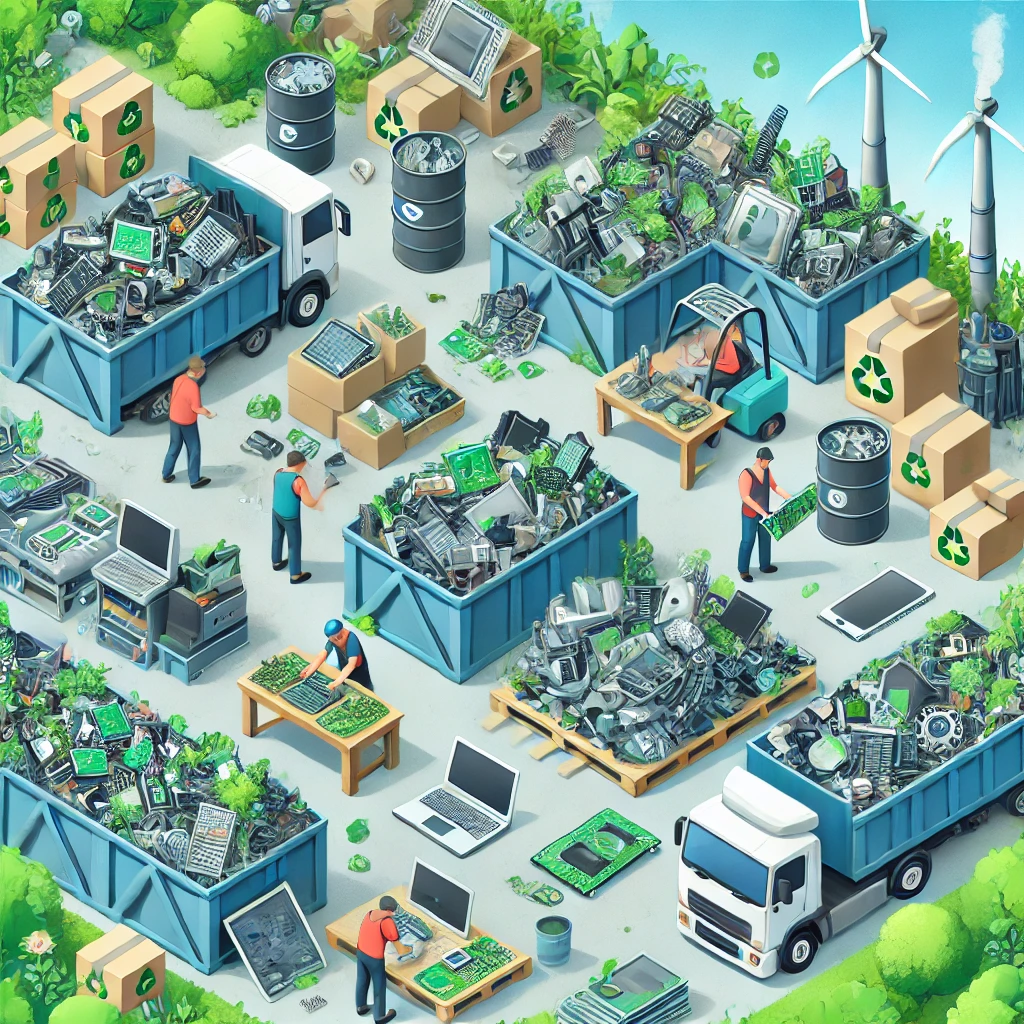 Recycling e-waste saves the planet